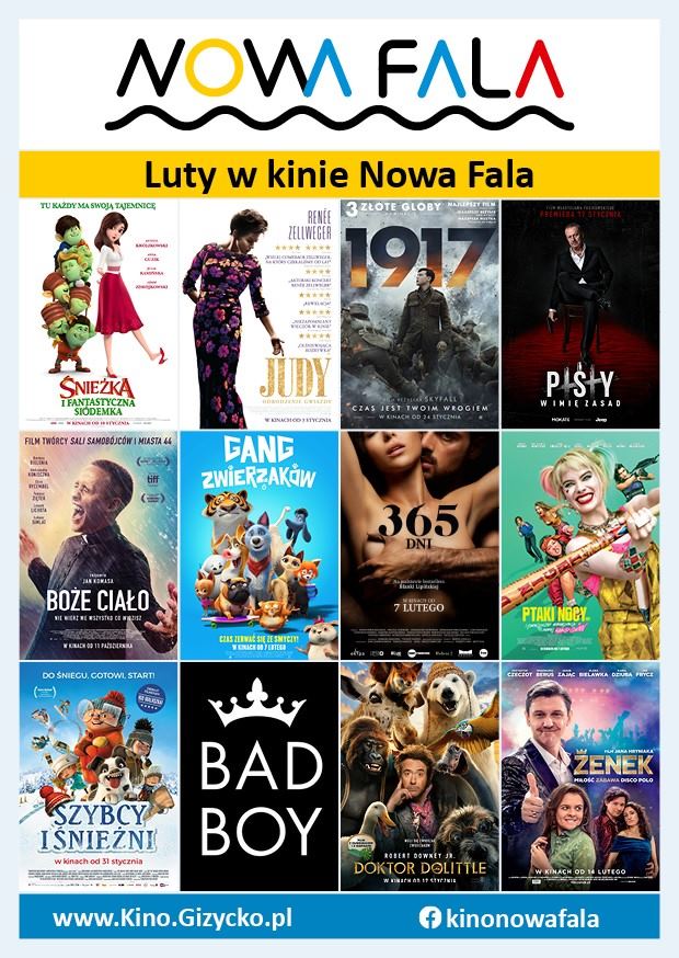 Kino Nowa Fala | repertuar na luty & Walentynki
