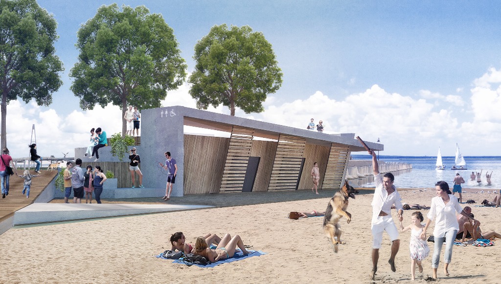 III nagroda konkurs na koncepcję plaży miejskiej w Giżycku