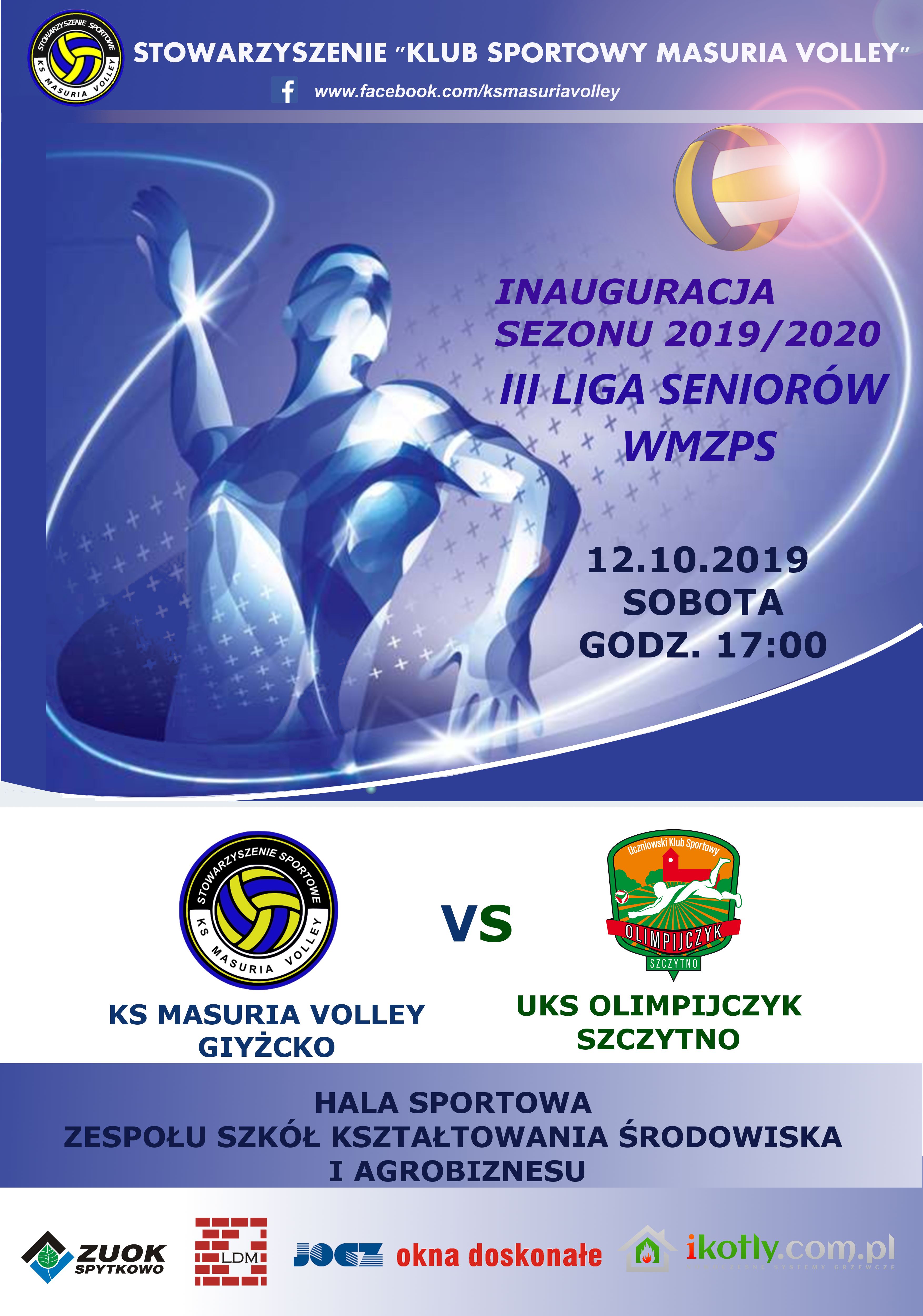 Inauguracja sezonu 2019/2020 III Ligi Piłki Siatkowej Seniorów